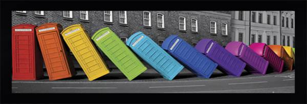 Colored Phone Boxes