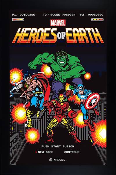 Marvel Heroes of Earth Retro