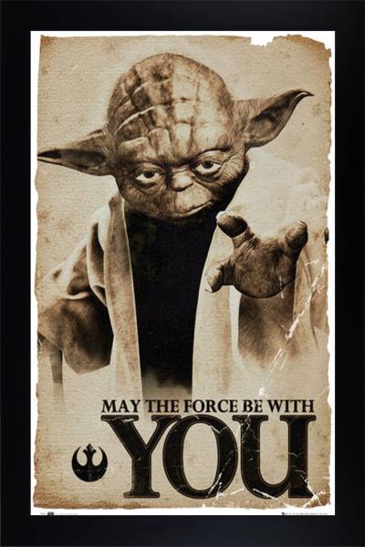 Star Wars - Yoda  - May the Force be with you